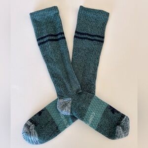 Bombas Compression Socks Medium Green & Black Heather Supportive Unisex